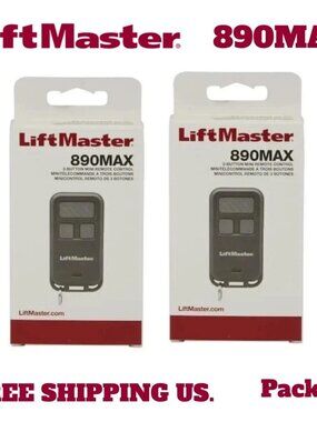 Liftmaster 890MAX Universal Remote - Compatible with 371LM, 971LM free shipping